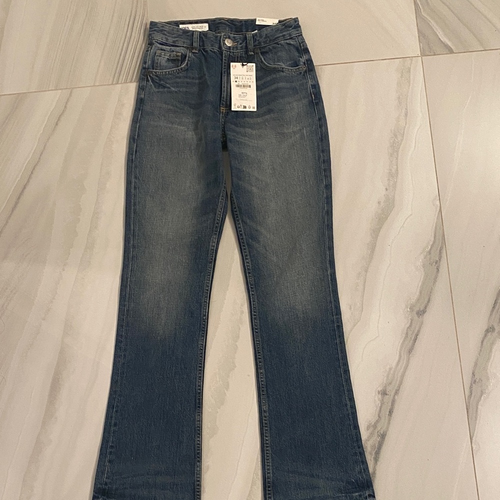Zara Dark Blue Women's Boot Cut Jeans